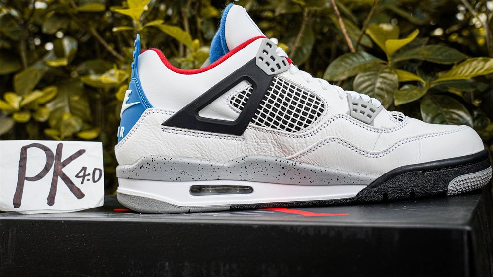 PK GOD Jordan 4 Retro What The RETAIL MATERIALS READY TO SHIP